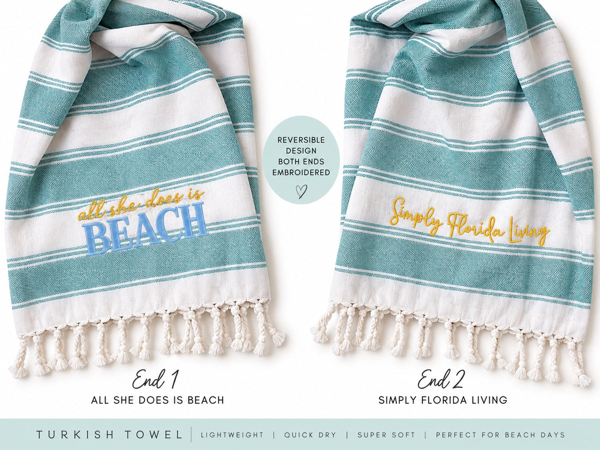 Simply Florida Living Turkish Beach Towel