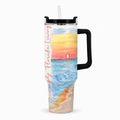 40oz. Handle Tumbler Beach Sunset