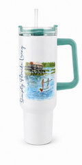 40oz. Handle Tumbler Lakeside Paddle