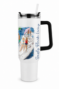 40oz. Handle Tumbler Seaside Voyage