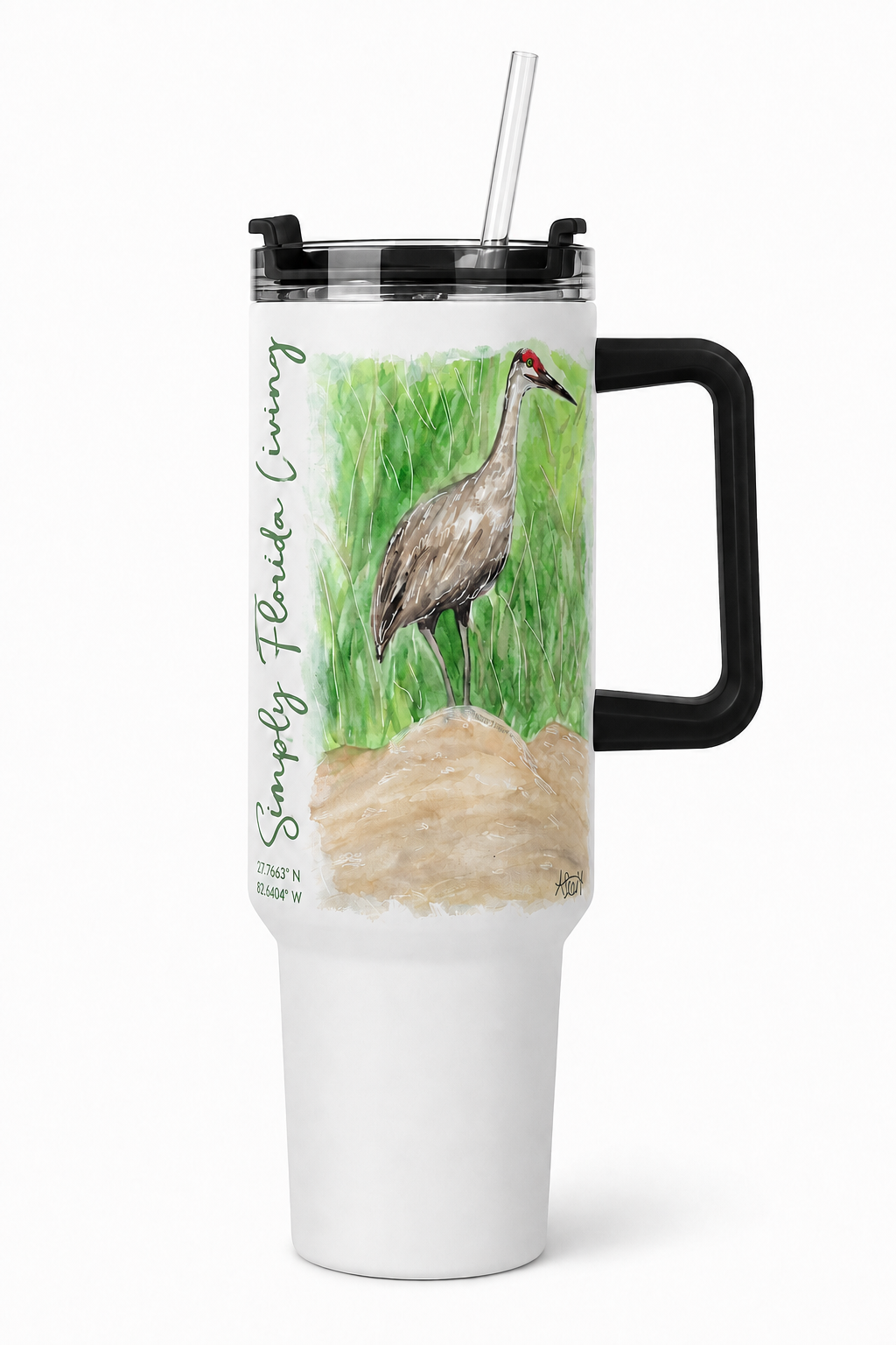 40oz. Handle Tumbler Sandhill