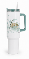 40oz. Handle Tumbler Sea Turtle