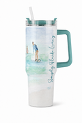 40oz. Handle Tumbler Surfer