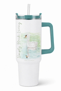 40oz. Handle Tumbler Swan